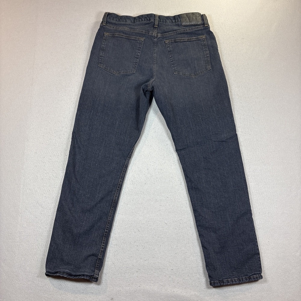 Eddie Bauer mens insulated blue jeans denim size 35X32 straight leg fit - Picture 6 of 11